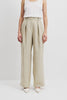 Country Road Organically Grown Light Pistachio Linen Tuck Front Pant - Size 6