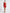 Cue Spice Red Ruched Mini Dress - Size 8