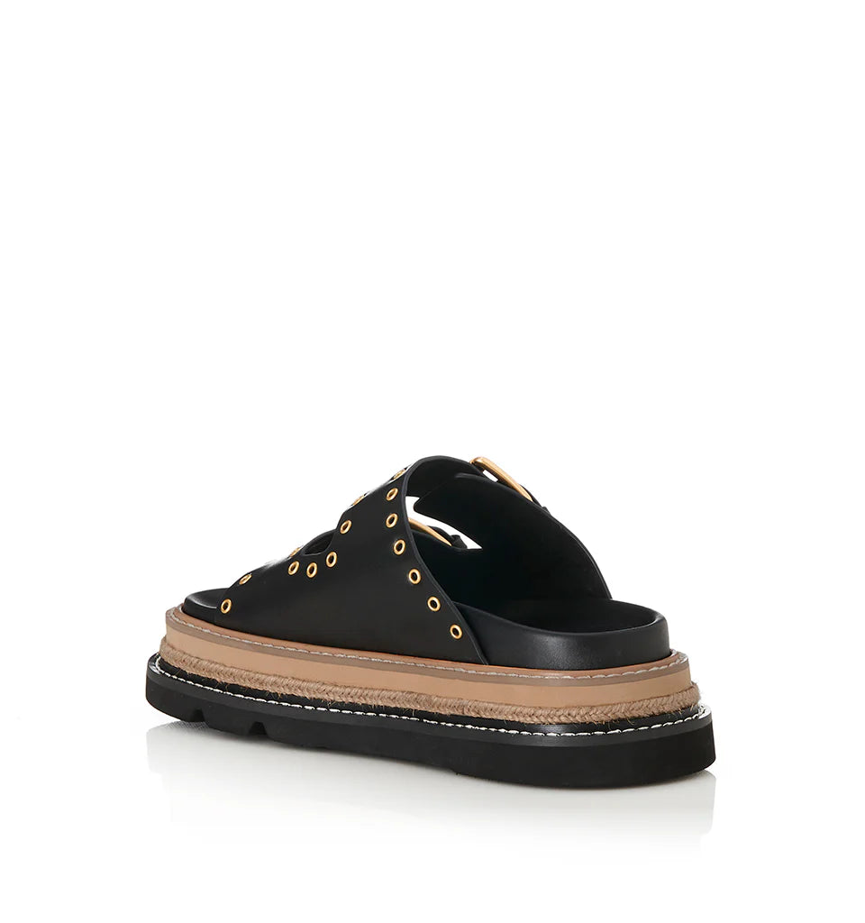 Alias Mae Velma Black Sandals - Size EU 39