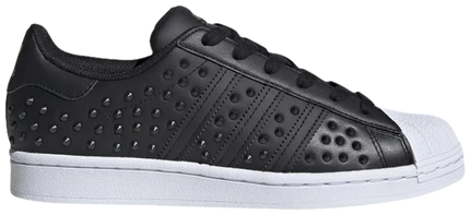 Adidas SuperStars Studded Black Sneakers - Size UK 8.5