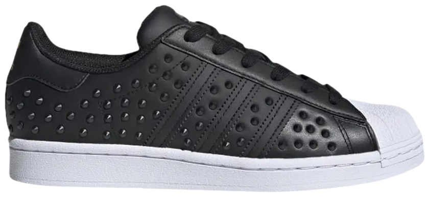 Adidas SuperStars Studded Black Sneakers - Size UK 8.5