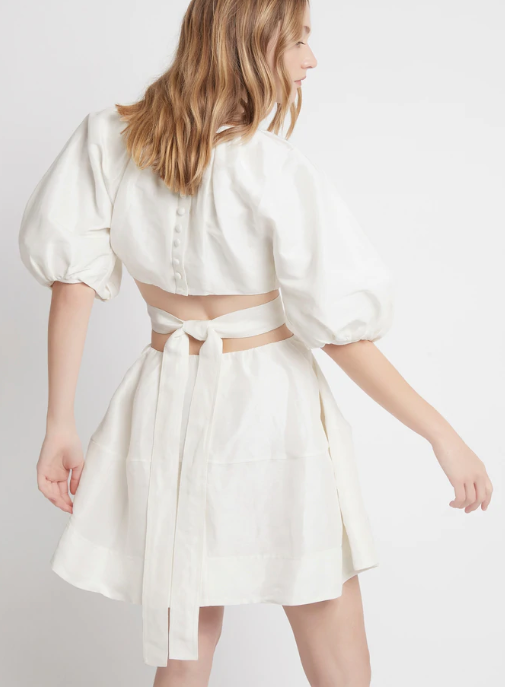 Aje Psychedelia Cut Out Mini Dress - Size 14