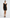 Cue Black Ruched Mini Dress - Size 6