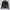 Black leather jacket with gold zippers on a white background