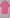 Pink dress with ruffled layers on a hanger against a plain background