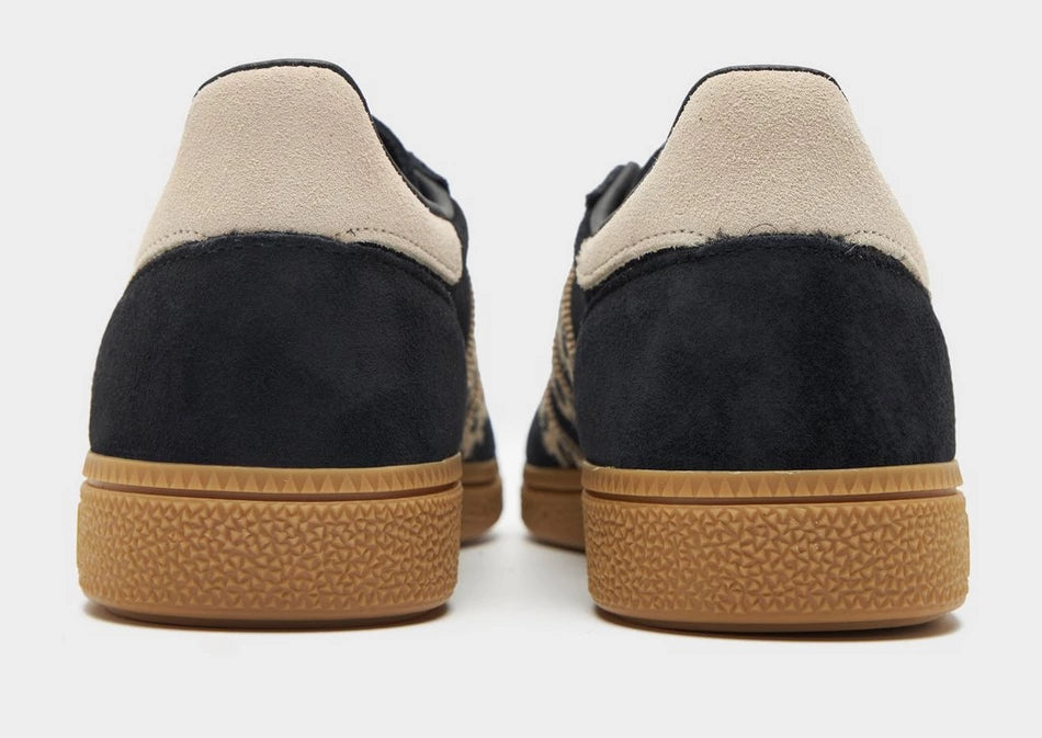 Adidas Spezial Black Suede with Leopard Pre Loved - Size UK 6.5