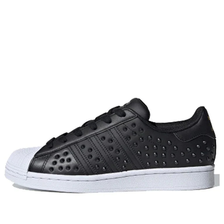 Adidas SuperStars Studded Black Sneakers - Size UK 8.5