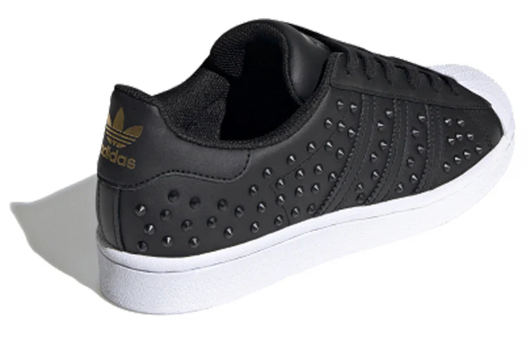 Adidas SuperStars Studded Black Sneakers - Size UK 8.5